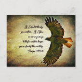 Die Flügel des Morgens Inspiration Postkarte (Vorderseite)