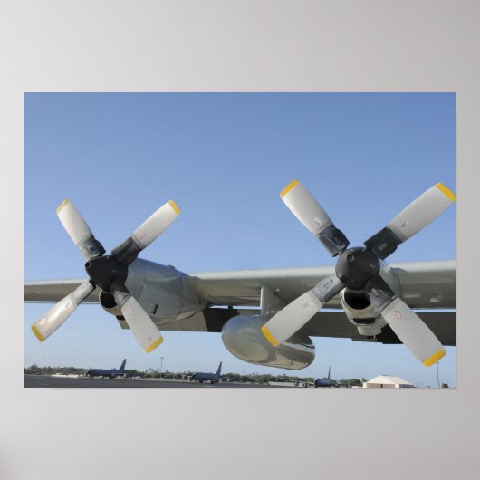 Die Flügel eines LC-130 Hercules Poster (Vorne)