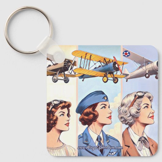 Die Flügel ihres eigenen Schlüsselanhängers Schlüsselanhänger (Vorderseite)