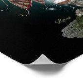 Die Flügel lieben Poster (Ecke)