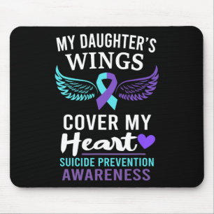 Die Flügel meiner Tochter decken das Bewusstsein f Mousepad