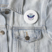 Die Flügel meines Bruders bedecken mein Herz Selbs Button (Beispiel)