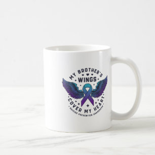 Die Flügel meines Bruders bedecken mein Herz Selbs Kaffeetasse