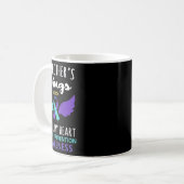 Die Flügel meines Bruders decken das Bewusstsein f Kaffeetasse (Vorderseite Links)