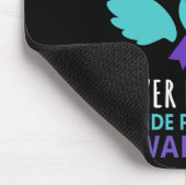 Die Flügel meines Bruders decken das Bewusstsein f Mousepad (Ecke)