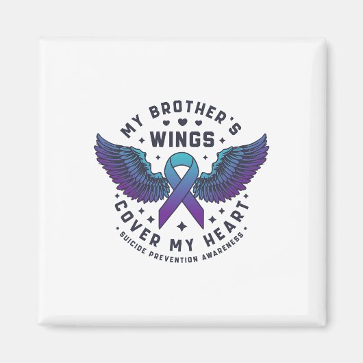 Die Flügel meines Bruders decken meinen Herzsuizid Magnet (Vorne)