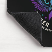 Die Flügel meines Bruders decken meinen Herzsuizid Mousepad (Ecke)