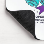 Die Flügel meines Bruders decken meinen Herzsuizid Mousepad (Ecke)