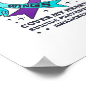 Die Flügel meines Bruders decken meinen Herzsuizid Poster (Ecke)