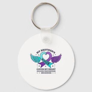 Die Flügel meines Bruders decken meinen Herzsuizid Schlüsselanhänger