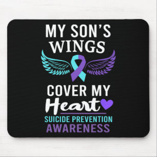 Die Flügel meines Sohnes decken Herzsuizidgedanken Mousepad