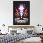 Die Flügel von Anthropolis HC Canvas drucken Leinwanddruck (Insitu (Schlafzimmer))