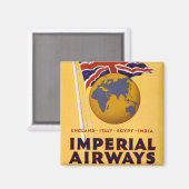 Die Fluggesellschaft des Empire Magnet (Vorderseite/Rückseite)