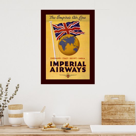 Die Fluggesellschaft des Reiches Poster (Küche)