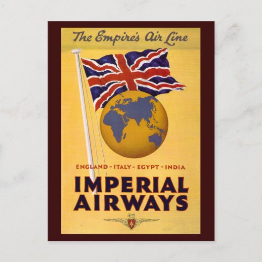 Die Fluggesellschaft des Reiches Postkarte (Vorderseite)