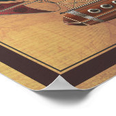 Die Flugmaschine Aleutian Steampunk Poster (Ecke)