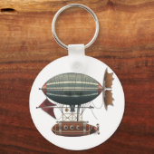 Die Flugmaschine Aleutian Steampunk Schlüsselanhänger (Vorderseite)