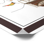 Die Flugmaschine der Locke-Hackney-Fluggesellschaf Poster (Ecke)