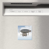Die Flugmaschine Petite Noir Steampunk Magnet (In Situ (Geschirrspüler))