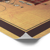 Die Flugmaschine Petite Rouge Steampunk Poster (Ecke)