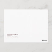 Die Flugmaschine Petite Rouge Steampunk Postkarte (Rückseite)