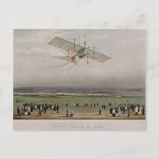 Die Flugmaschine Postkarte (Vorderseite)