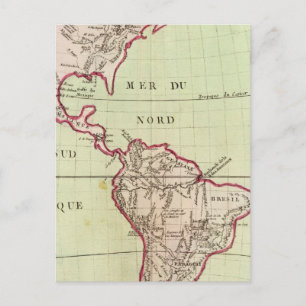 Die Flüsse und Berge Amerikas Postkarte