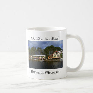 Die Flussufer-Motel-Ufergegend Kaffeetasse