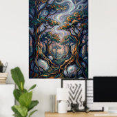 Die flüsternden Säulen von Aethel Poster (Heimbüro)