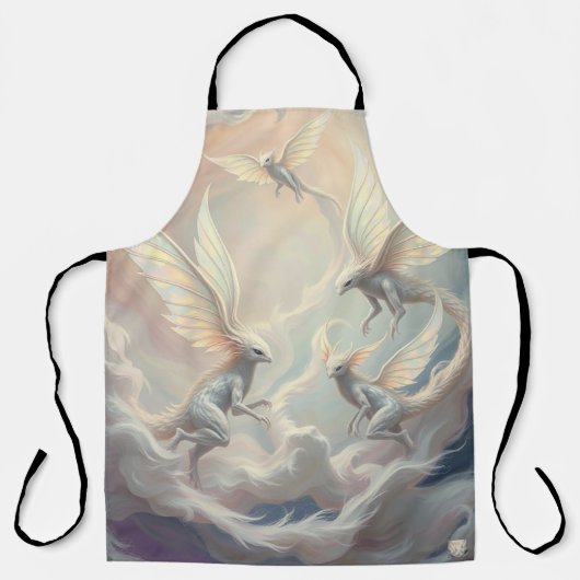 „Die Flüsterwesen des Lichts“ Schürze (Vorderseite)