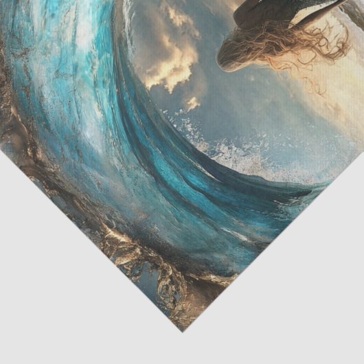 Die Flut17 Seidenpapier (Ausschnitt)