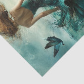 Die Flut1 Seidenpapier (Ausschnitt)