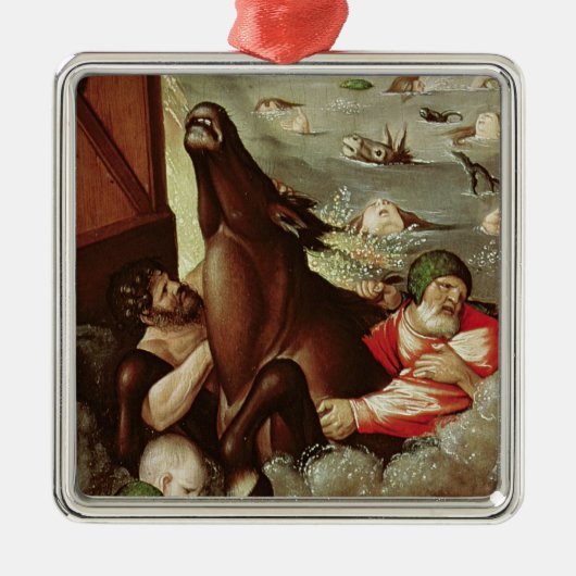 Die Flut, 1516 Silbernes Ornament (Vorne)