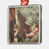 Die Flut, 1516 Silbernes Ornament (Links)