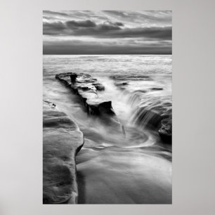 Die Flut am Strand Poster
