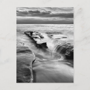 Die Flut am Strand Postkarte