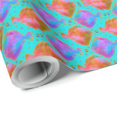 Die Flut an tropischen Felsenpools Geschenkpapier (Rolleneckpunkt)