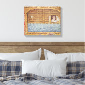 Die Flut, aus dem Atrium, Detail Noah Leinwanddruck (Insitu (Schlafzimmer))