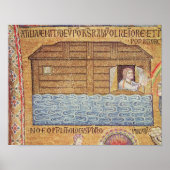 Die Flut, aus dem Atrium, Detail Noah Poster (Vorne)