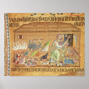 Die Flut, aus dem Atrium, Detail Noah Poster