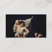 Die Flut, c.1789 (Öl auf Leinwand) Visitenkarte (Rückseite)