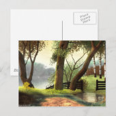 Die Flut Postkarte (Vorne/Hinten)