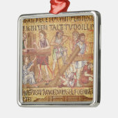 Die Flut, vom Atrium, Detail von Silbernes Ornament (Links)