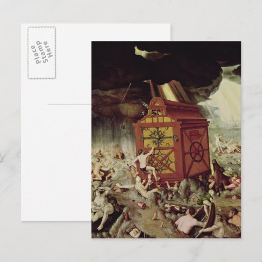 Die Flut von 1516 Postkarte (Vorne/Hinten)