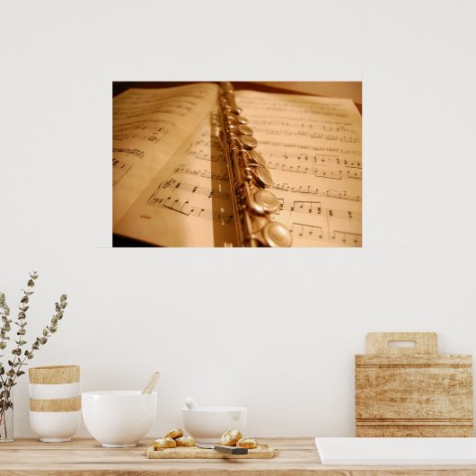Die Flute Poster (Küche)