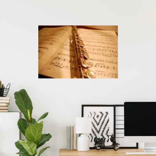 Die Flute Poster (Heimbüro)