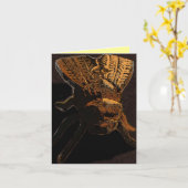 Die Fly Note Card Karte (Gelbe Blume)