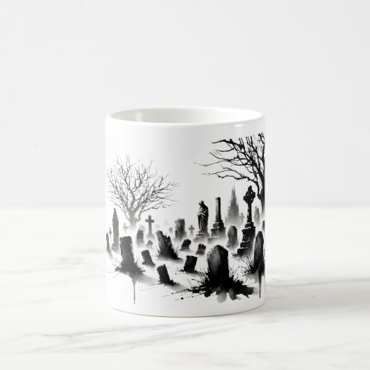 Die Foggy Necropolis Kaffeetasse (Mittel)