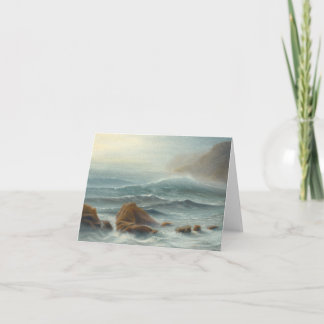 Die folgende große Welle - Anmerkungs-Karte Karte