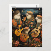 Die Folkkunstband Postkarte (Vorne/Hinten)